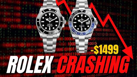 is rolex market crashing|are rolex prices dropping.